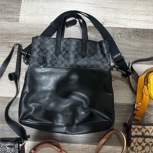 Coach Black Leather Bag